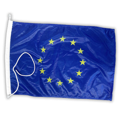 Good price 2x3 Foot European Union Flag Shinning Polyester Canvas Header and Rope Customized online