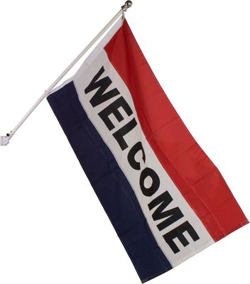 Good price 3*5ft Custom CMYK Color Printing Promotion Waterproof Flag online