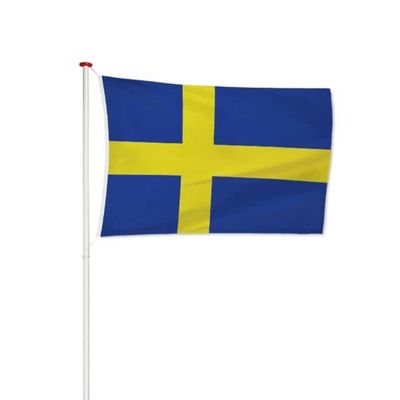 Good price Factory Wholesale National 100% Polyester Sweden Flag For Outdoor Using online