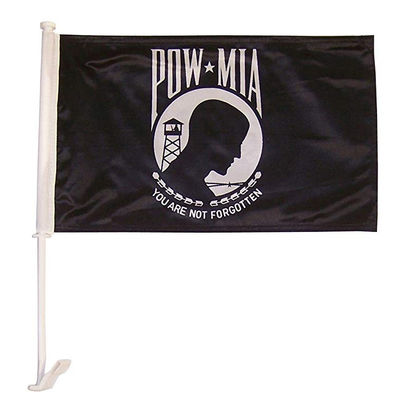 Good price Pow Flagolden car flags screen printed high quality online