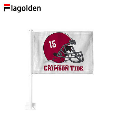 Good price CRIMSON Flagolden car flags screen printed high quality online
