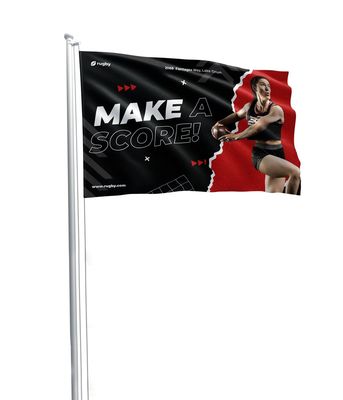Good price 3x5ft New Custom Polyester Full Color Banners Signs For Indoor Outdoor Events Retail Parties Advertising Promotional Flag Banner online