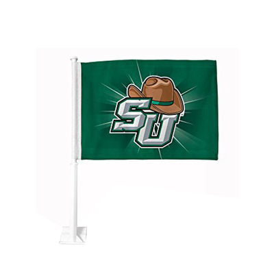 Good price GreenSU Flagolden car flags screen printed high quality online