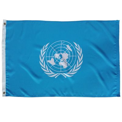 Good price United Nations Flag 2x3' Super Knitted Spun Polyester National Flag online