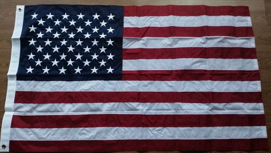 Good price 100% Polyester Sewn Flag Screen Printed Single Sided Or Double Sided online