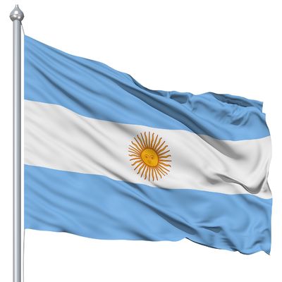 Good price 90x150cm The AR Argentina Flag Knitted Polyester Outdoor Canvas Header With Grommets online