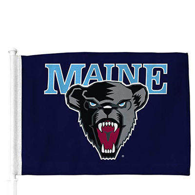 Good price MAINE Flagolden car flags screen printed high quality online