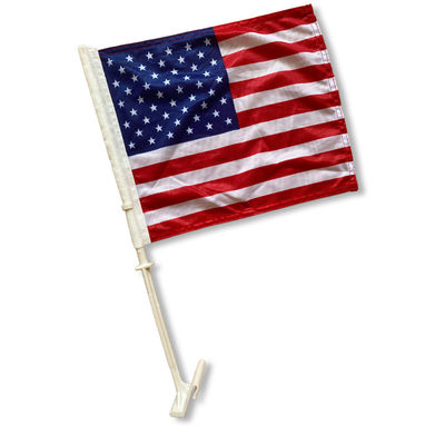Good price Economic Polyester USA American Car Flag Window Clip 11