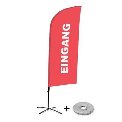 Good price 5m Sign Banners Custom Prints Outdoor Beach Feather Flags Mini Teardrop Poles Ground Spike online