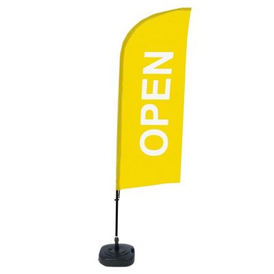 Good price Custom Printing 100% Fiberglass Beach Flag Wind Swooper Flag Windproof online