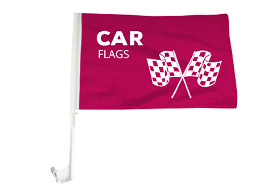 Good price 3 X 5ft Custom Vivid Color 100% Poly HD Printing Two Brass Grommets Racing Sports Car Flag online