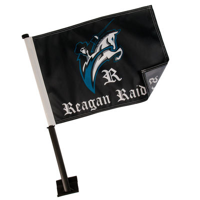 Good price Single Sided Customized Printed Packaging Car Advertising Flag 30 X 45cm online