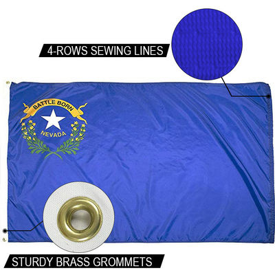 Good price State Of Nevada Flag 3x5 Ft Outdoor Dupont Heavy Duty Nylon US Flags Brass Grommets online