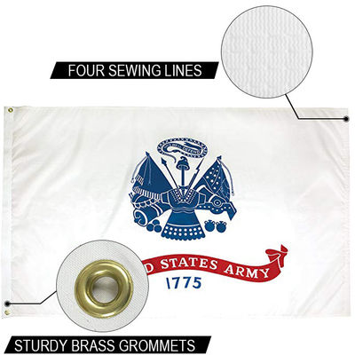 Good price US Army Flag 3x5 ft Outdoor Heavy duty Dupont Nylon Strong Canvas Heading and Brass Grommets online