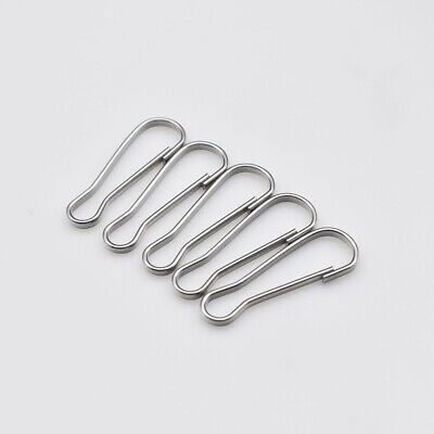 Good price SS304 Lobster Clasp Claw Flag Pole Rope Hook Clips Egg Shaped Spring Gate Snap Hook Carabiner Clip online
