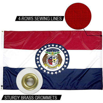 Good price Nylon State Of Mississippi Flag 3x5ft Outdoor Strong Canvas Heading And Brass Grommets online