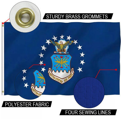 Good price USA Air Force Flag 3 X 5' Knitted Polyester Single Reverse Water Resistant online