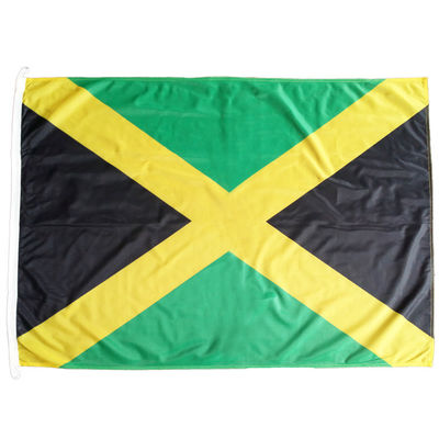 Good price Single Side Double Sides Interlayer Country Flags Jamaica 100% Polyester online