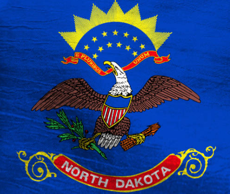 North Dakota State Flag - 3×5 ft outdoor flag with reinforced header